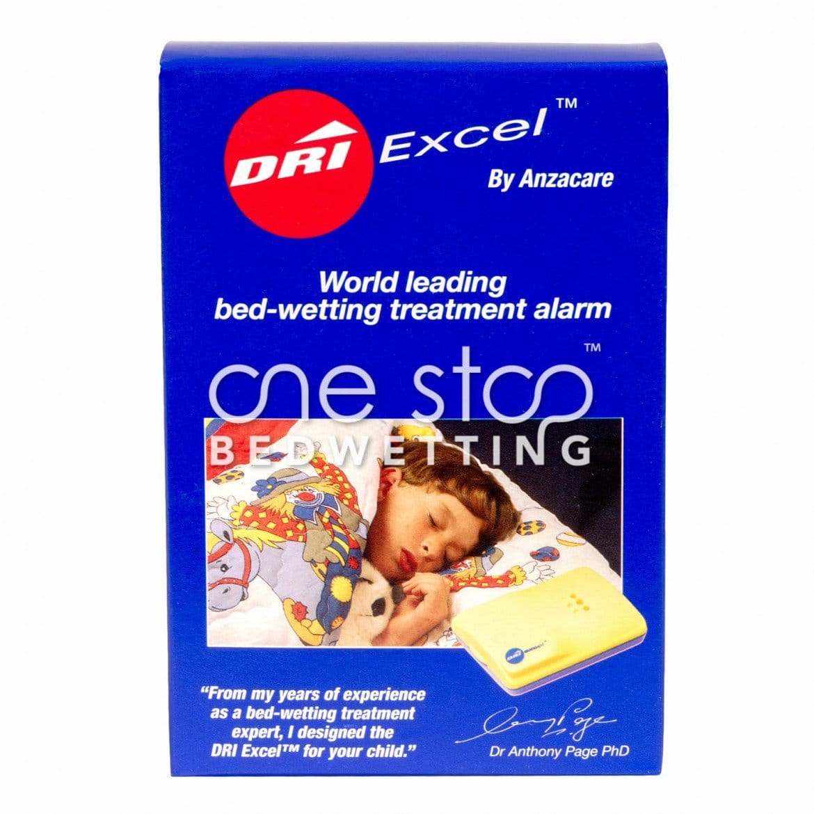DRI Excel Bedwetting Alarm One Stop Bedwetting