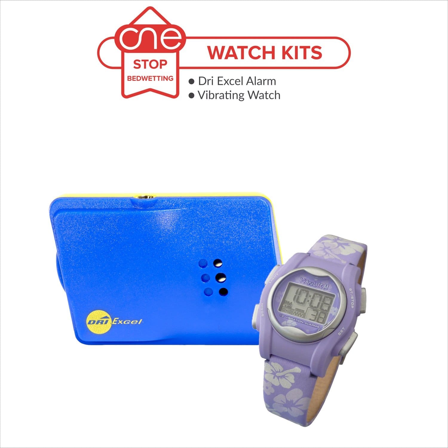 Dri Excel Bedwetting Alarm Watch Kit One Stop Bedwetting 4831