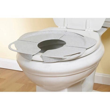 Folding potty seat for clearance adults