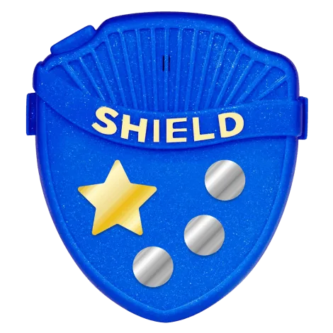 shield prime blue with sticker shield prime blue with sticker