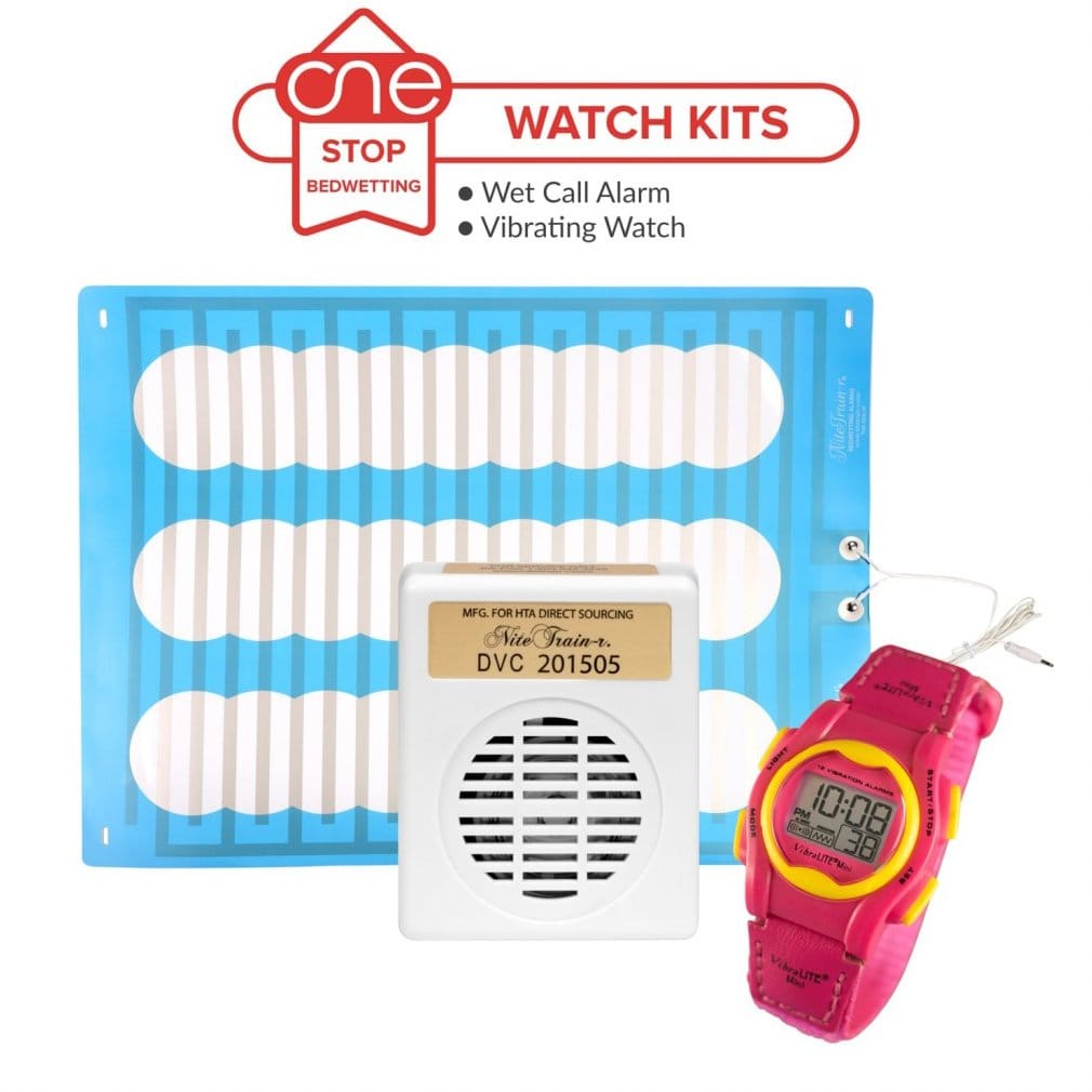 Wet Call Bedwetting Alarm Watch Kit One Stop Bedwetting