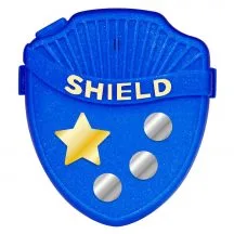 shield prime blue with sticker