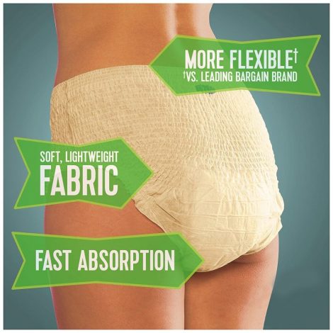 Depend Fit-Flex Adult Incontinence Underwear for Women, Disposable