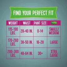depend flex fit women size