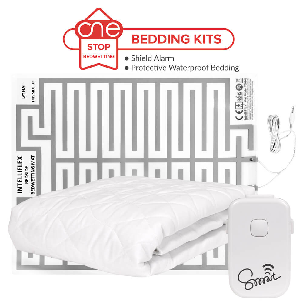 Smart Bedside Bedwetting Alarm Bedding Kit One Stop Bedwetting
