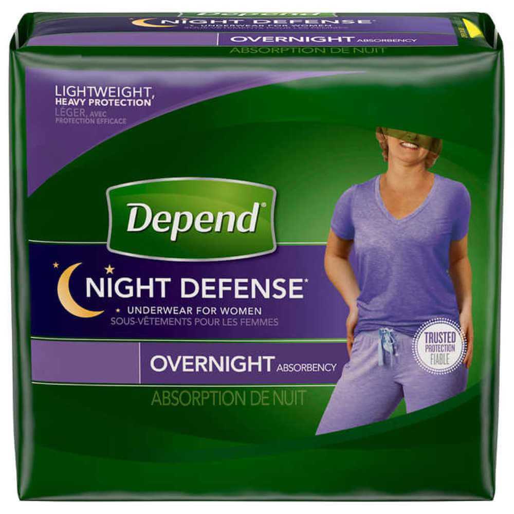 Depend Night Defense Adult Incontinence Underwear  