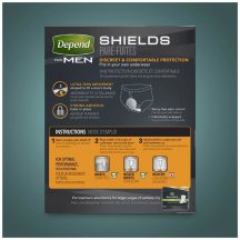 Depend Shields for Men Light Absorbency - One Stop Bedwetting