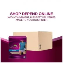 depend silhouette maximum absorbency 5