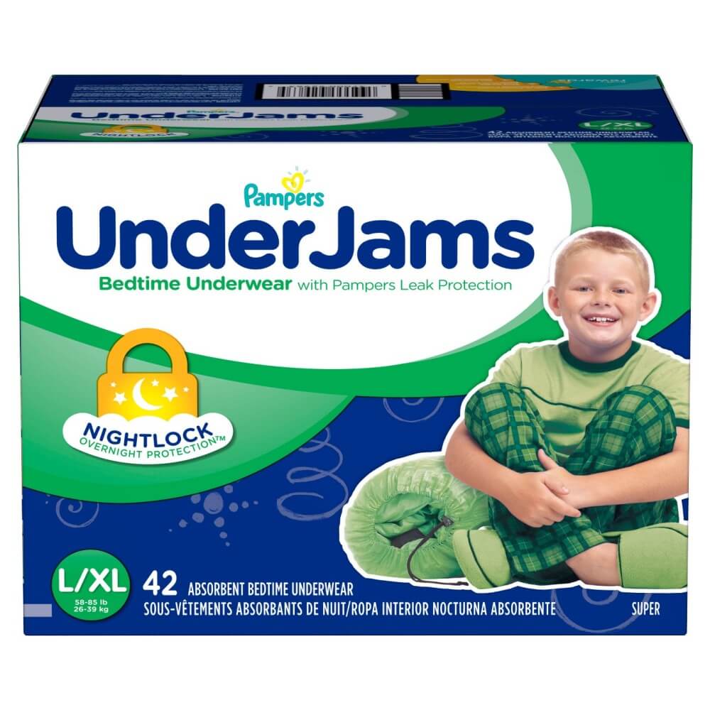 Pampers UnderJams Boys Bed Wetting Pants - One Stop Bedwetting