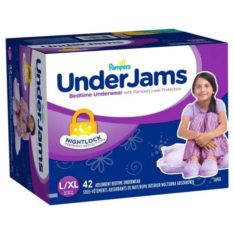pampers underjams girls bedtime underwear 1 pampers underjams girls bedtime underwear 1